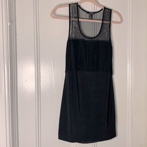 Forever 21 LBD. Mesh top with frills in the front